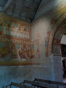 20250806_X8065498_EM1II_DxOjohn5 south wall top: marriage of Cana; bottom: angels wait on Jesus