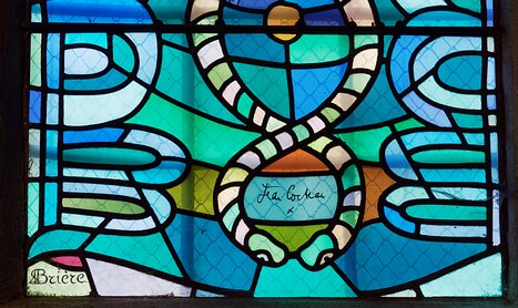 Eglise Saint-Maximin, Metz including Jean Cocteau windows