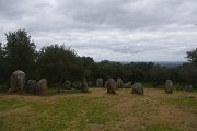 Almendres Cromlech near Evora, Portugal : Almendres Cromlech near Evora, Portugal
