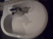 Museu de Tapeçarias-Guy Fino, Portalegre, Portugal, Tapestry museum, WC sink : Museu de Tapeçarias-Guy Fino, Portalegre, Portugal, Tapestry museum, WC sink