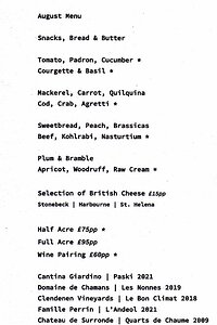 20240809-menu1 We chose the Full Acre (and the Wine Pairing)