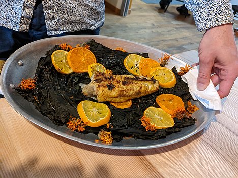 20230218_PXL131507315_Pixel3a-JEB Baudroie (monkfish) marinated in seaweed, slow-cooked in butter and finished over the fire