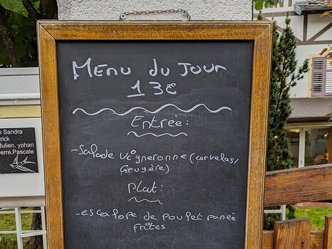 Wisembach - Chez Sandra, Restaurant Le Blanc Ru