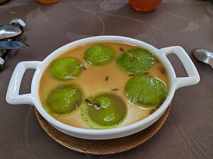 20240512_PXL112929191_Pixel7a-JEB frogs legs, mashed potato and jellied cumin