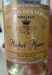 20250213_PXL114124195_Pixel7a-JEB Moelleux de Rhubarbe - Crillon des Vosges - Blanc - 2021 - Domaine Michel Moine