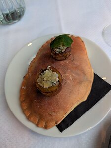 20250614_PXL110001487_Pixel7a-JEB amuse bouche: little oven-baked potatoes stuffed crab and olives