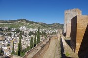Alcazaba, Alhambra, Andalusia, Granada, Spain : Alcazaba, Alhambra, Andalusia, Granada, Spain