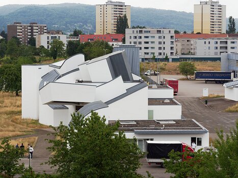 Vitra Campus and Design Museum including architecture and modern furniture