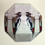 Great-spotted woodpecker decoration