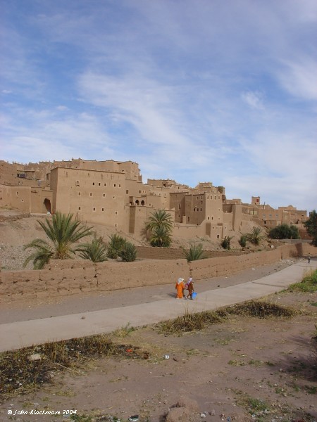Marrakech029.jpg - Taourirt kasbah, east of Ouarzazate, the former French garrison town
