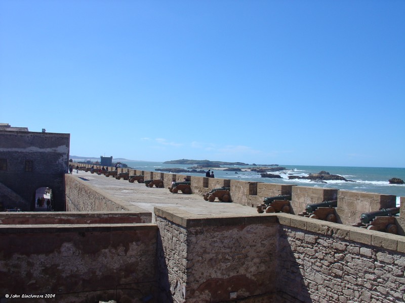 Marrakech076.jpg - ramparts of the coastal port of Essaouira