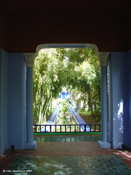 Marrakech097.jpg - Majorelle Gardens, now owned and restored by Yves Saint Laurent