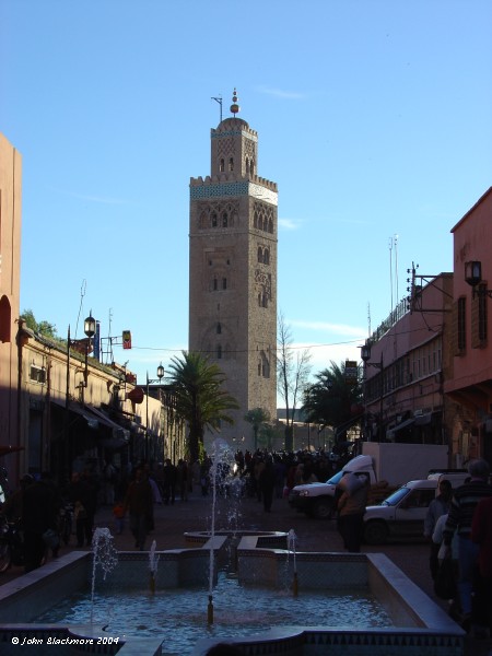 Marrakech149.jpg - Koutoubia Mosque - "the" Marrakesh landmark
