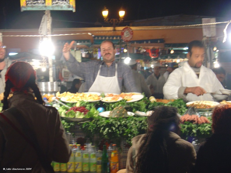 Marrakech154.jpg - "Try some!" Jemaa El Fna