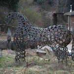 Horseshoe sculpture