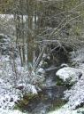 Snow and stream